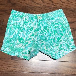 Lilly Pulitzer Callahan Shorts Size 0